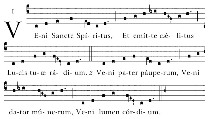 Veni Sancte Spiritus verses 1-2 JPEG